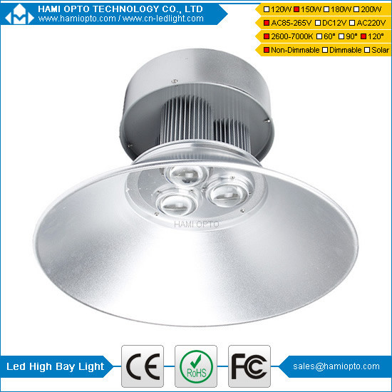 LED High Bay Light Super Bright Commercial Lighting 15000 Lumens 150W 85-265V