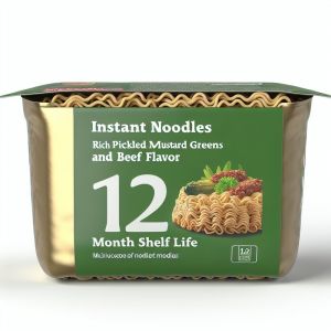 Instant Noodles Pickled Mustard Greens Beef Flavor 204g x12