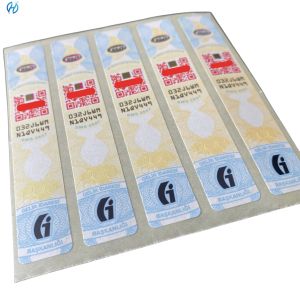 Waterproof Durable Security Label Sticker with Personalized Digital Printing