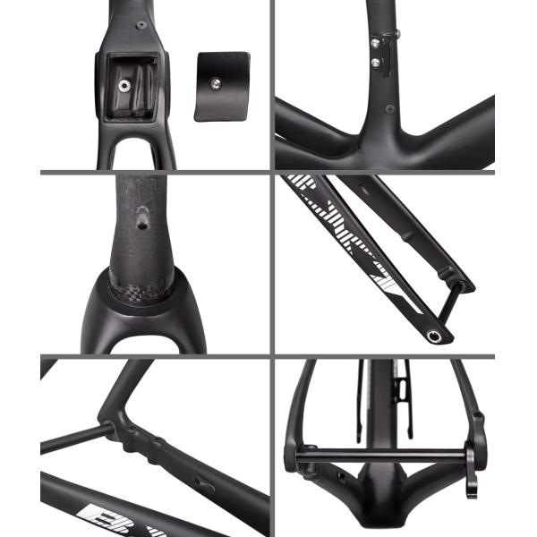 Disc Brake Carbon Fiber Road Bike Frame 700C