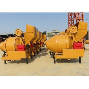 Mobile One Bagger Concrete Mixer , Electric Plastic Concrete And Mortar Mixer