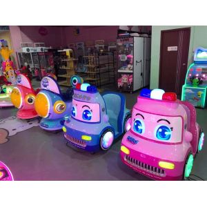 Electric coin swing game machine kids luxury kiddie rides with fiberglass