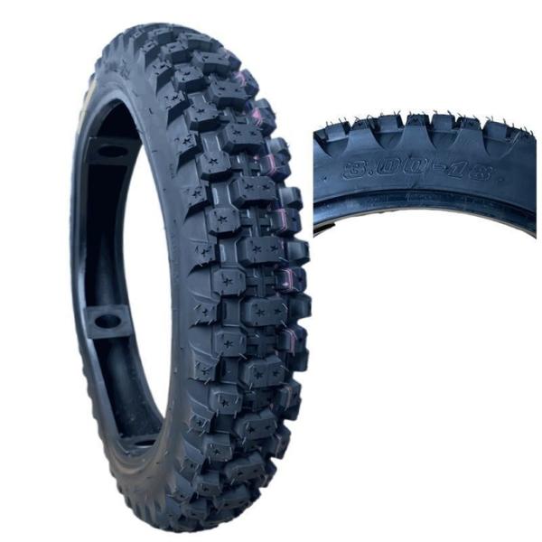 3.00-18 90X90X12 Nylon Cord Scooter Tires for Over 20000 Kilometers Wear Resistance
