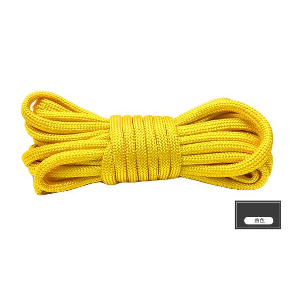 Colorful Orange Nylon Rope ISO9001 Double Braided Polyester Rope
