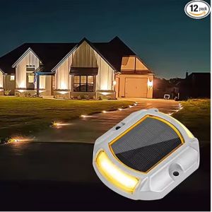 IP67 Waterproof Solar Fence Light Durable Aluminum Pathway Deck Lights