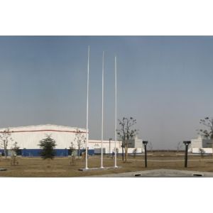 Anti Rust Electric Flag Pole With Electromechanical Integrated Flagpole Driven