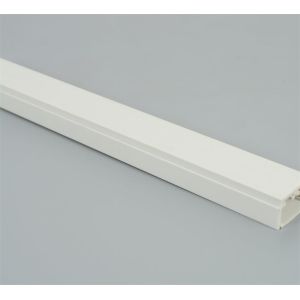 2024 White PVC Square Tube Plastic Channel Protective Sleeve