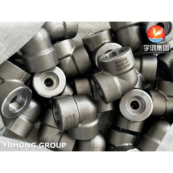 Buy ASTM A182 F92 Alloy Steel 90° Elbow 6000# High Pressure Forged Pipe Fittings at wholesale prices