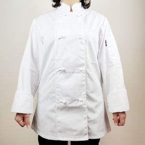 Women No MOQ Restaurant Breathable Chef Coats Modern Design
