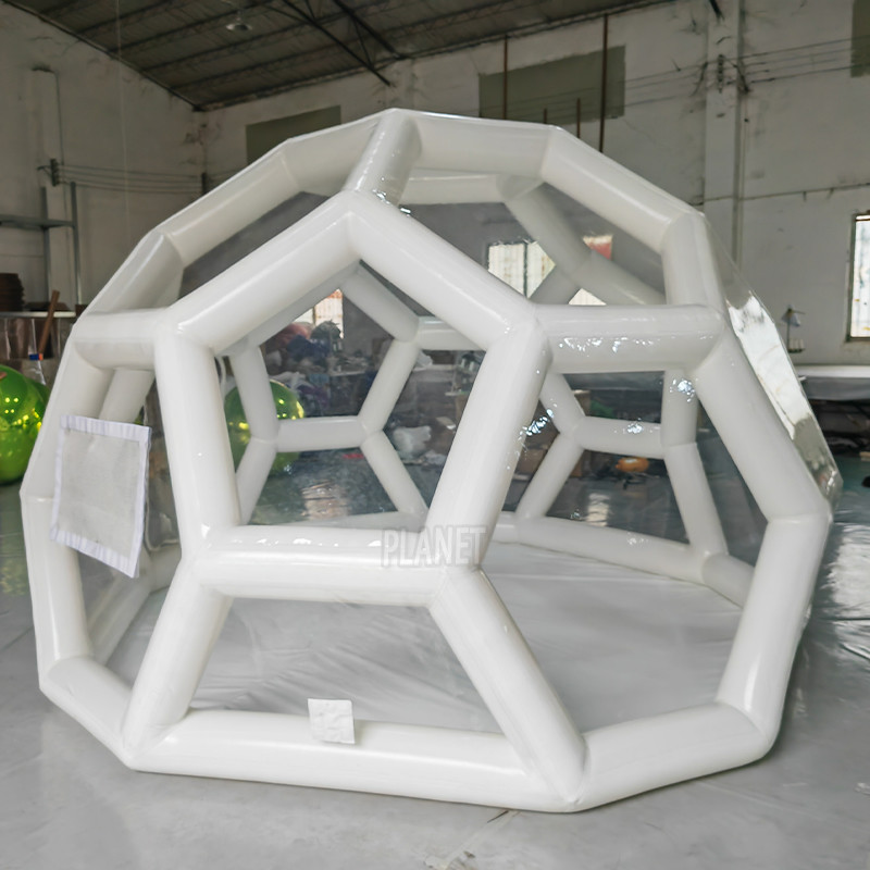 Buy cheap Commercial Inflatable Bubble Dome Tent Inflatable Camping Tent Transparent from wholesalers