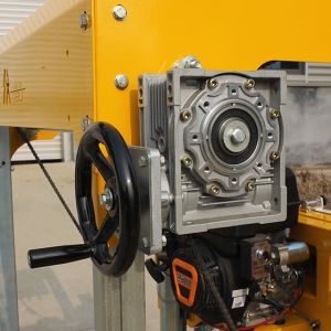 Wood 36 inch Band Sawmill with 7.5KW Electric Motor and 27hp Engine