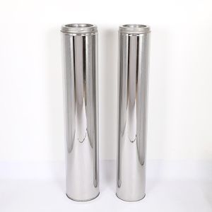 Heating Equipment Double Wall Insulated Stove Pipe Smooth Polished Surface
