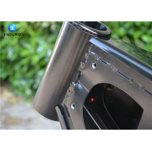 Black Full Suspension All Mountain Bike Frames With 250w-10kw Hub Motor