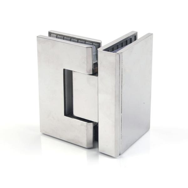 Fixed 8-10mm Glass 360 Degree Glass to Glass Shower Bathroom Cabins Glass Door Hinges Modern Design Style