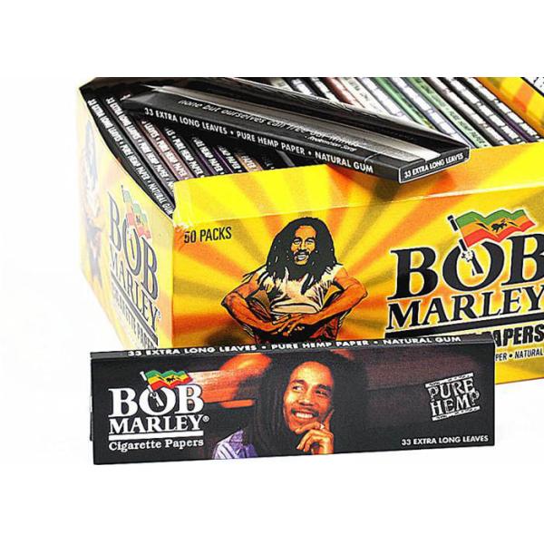 Bob Marley Cigarette Paper Roll 110mm Translucent Hemp Fiber Material
