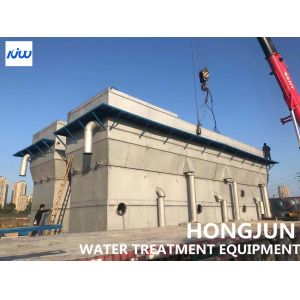 China Carbon Steel 10000M3 Per Day Lake Water Purification System on sale