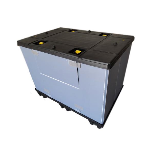 Mega Pack Edge Closure Drop Door Pallet Sleeve Box Plastic Lock Available