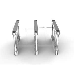 Swing Gate Digital Optical Barrier Turnstiles Controlled Acrylic