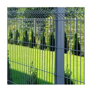 Outdoor Garden Metal 3D Fencing Welded Wire Mesh 3D Fence with Low Carbon Steel