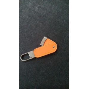 China Custom leather usb flash drive/white leather usb on sale