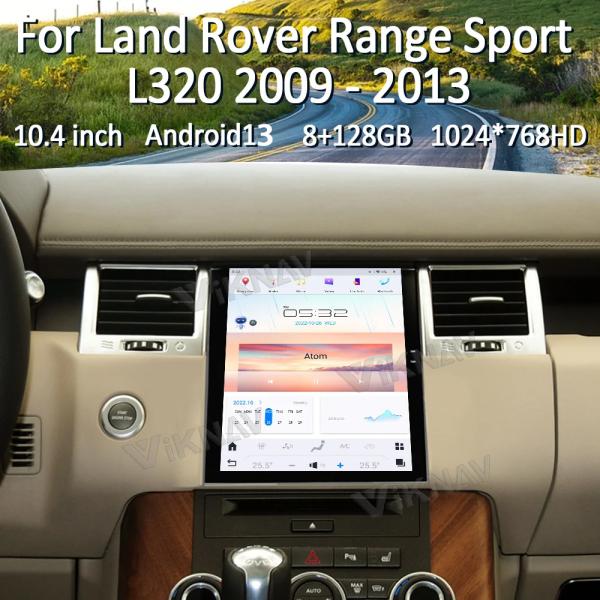 Viknav Car Radio For Land Rover Range Sport L320 (2009-2013)10.4 inch Head Unit Auto Stereo GPS Navigation HD LCD Touch