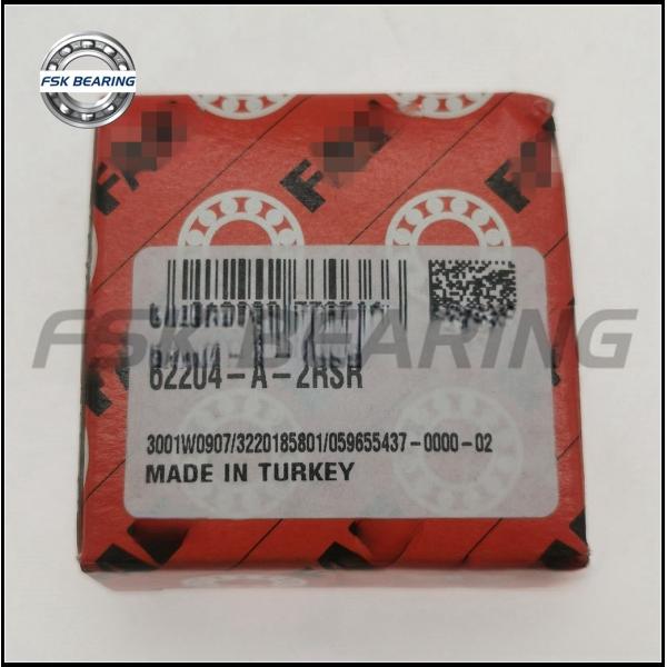 Single Row 62204-A-2RSR 62204-2RS 62204RS Deep Groove Ball Bearings 20*47*18 mm Gcr15 Chrome Steel