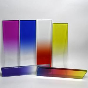 Customizable Tempered Art Gradient Laminated Glass for Architectural Creative
