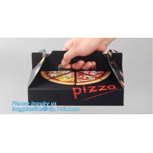 Custom Pizza Packing Paper Box Corrugated With Different Size, Recycle Paper