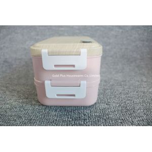 Square Stainless Steel Leakproof Thermal Bento Box Eco Friendly