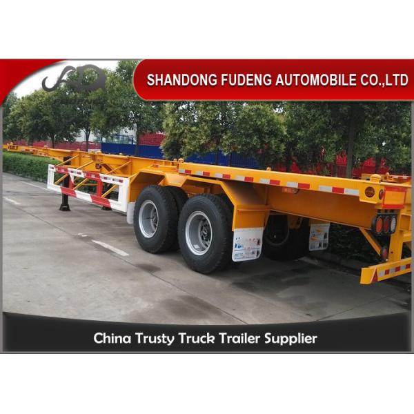 Container chassis trailer , skeleton semi trailer 2 axles 20ft and 40ft with