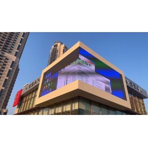 Full Color P25-31.25mm Grille Transparent LED Display Screen for Outdoor