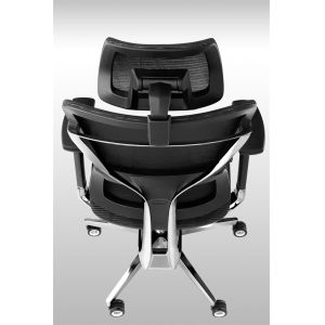 Height 1225-1305mm Ergonomic Office Mesh Chairs 4D Armrest