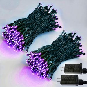 30m Plug In Purple Fairy Lights