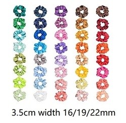 Slip 3.5cm Width Mulberry Silk Scrunchies Elastic OEM ODM Service