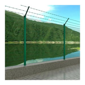 Fencing 3.0mm Wire Diameter 3D Curvy Galvanized Welded Wire Mesh Fence Triangle