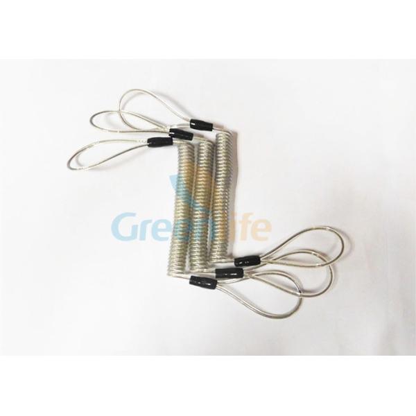 Buy High Strength Retractable Tool Lanyard ,  Clear Colour Coiled Security Tethers at wholesale prices