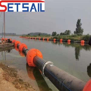 15bar-25bar Pressure Cutter Suction Dredger HDPE Pipe with Floater and Rubber