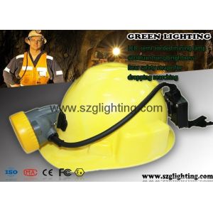 Semi corded coal mining lamp 8000Lux , USB charging way and 5.6Ah 18650 battery
