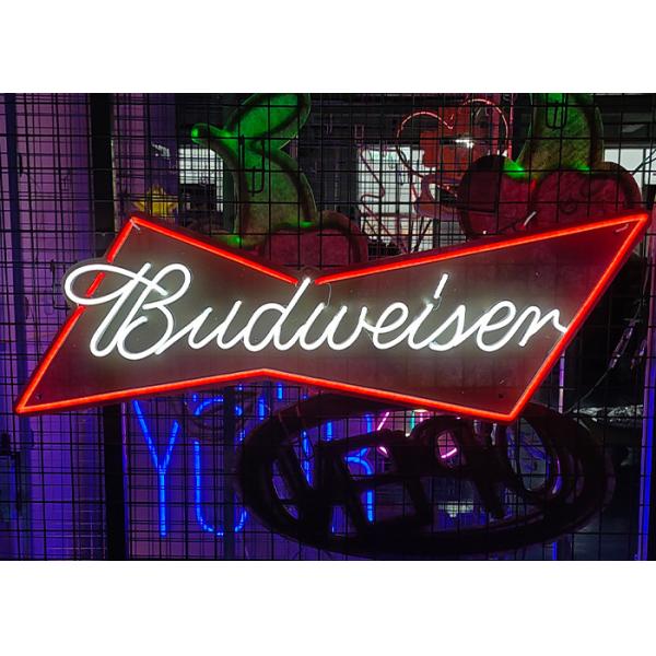 Handmade Budweiser neon light signs for business home bars and game rooms