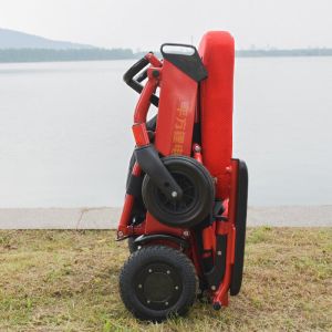 Aluminum 39.68Lb Lightweight Foldable Electric Wheelchair