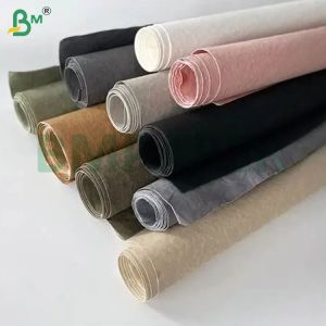 0.25mm 0.55mm Washable Fabric Jacron Paper For Jean Label High Tear Resistant