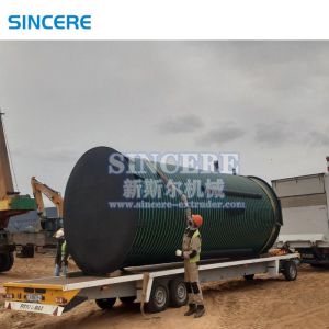 150kg/H-1000kg/H Spiral Tube Making Machine Polyethylene Pipe Production Line