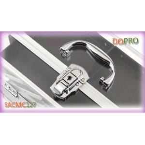 Clear transparent aluminum acrylic cosmetic case (SACMC127)