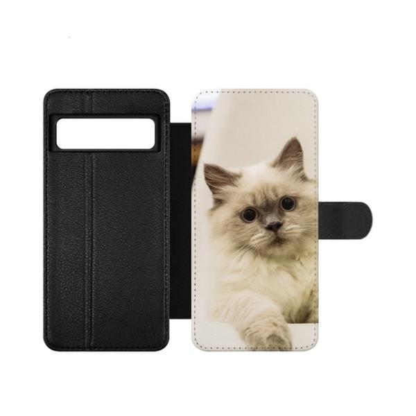 Customized Sublimation Blanks Leather Flip Phone Cases For Google 8 9 Pro