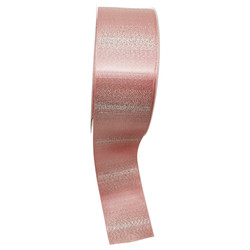 Personalized Gold Glitter Wired Branded Shiny Ribbon For Accessories