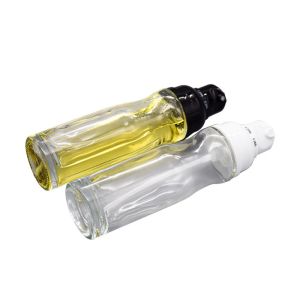 200ml Capacity Glass Cooking Oil Spray Bottle Heavy Material Nonspill