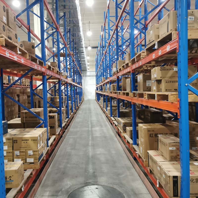 Quality Power Coating Customized Very Narrow Aisle Pallet Racking Vna Warehouse Racking for sale
