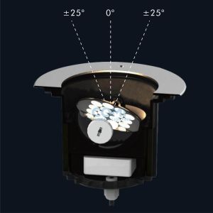 110V 220VAC LED Inground Light 24VDC Tiltable Beam Direction Underground