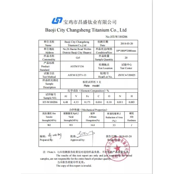 supplier ASTM F136 titanium alloy sheet 4.0mm Polished for medical