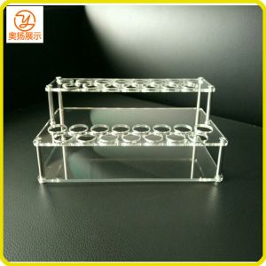 China factory customized disassembled clear acrylic cosmetic display lipstick